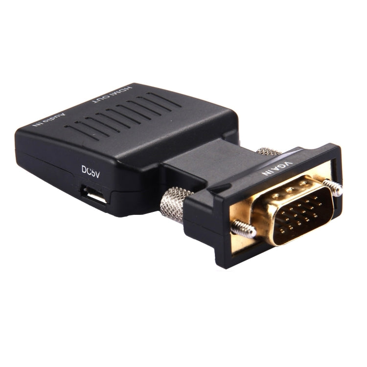 Адаптер-конвертер HD 1080P VGA в HDMI + аудио-видеовыход для HDTV-монитора/проектора