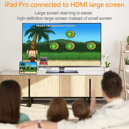 Многофункциональный удлинитель HW-TC29 4 в 1 Type-C / USB-C для iPad Pro