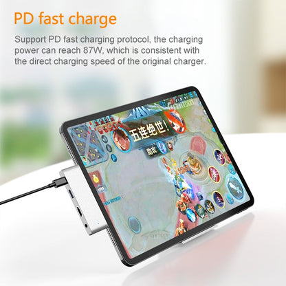 Многофункциональный удлинитель HW-TC29 4 в 1 Type-C / USB-C для iPad Pro