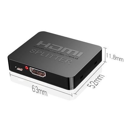 1x2 Mini HDMI-усилитель-разветвитель, поддержка 3D и 4K x 2K