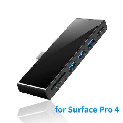 ROCKETEK SK-S4H 3 x USB 3.0 + HDMI + концентратор для чтения карт памяти SD/TF 4K HDMI-адаптер