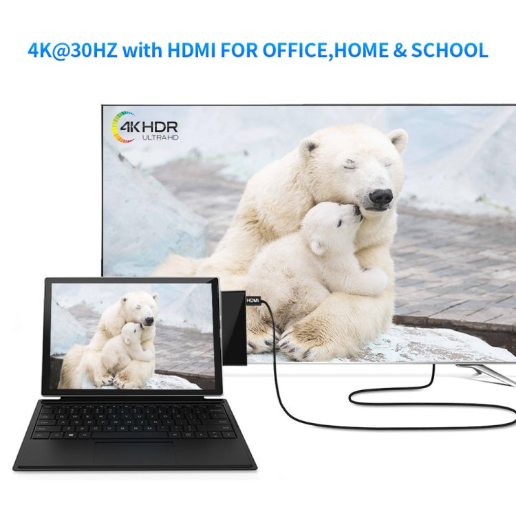 ROCKETEK SK-S4H 3 x USB 3.0 + HDMI + концентратор для чтения карт памяти SD/TF 4K HDMI-адаптер