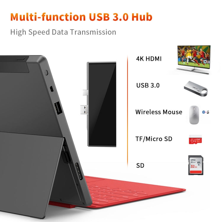 ROCKETEK SK-S5H 3 x USB 3.0 + HDMI + устройство чтения карт памяти SD/TF 4K HDMI адаптер