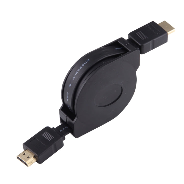 Выдвижной видео-аудио-кабель HDMI-HDMI-Men длиной 1 м с адаптерами Mini HDMI и Micro HDMI для HDTV-мониторов, проекторов, ПК, камер, планшетов и смартфонов