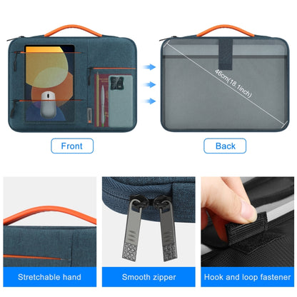 Чехол-портфель HAWEEL 15,0 дюймов на молнии для ноутбука Macbook, Samsung, Lenovo Thinkpad, Sony, DELL Alienware, CHUWI, ASUS, HP, ноутбуки с диагональю 15,0–16,0 дюймов