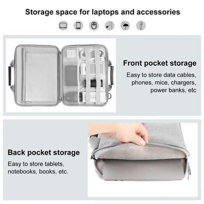 Портфель-сумка HAWEEL для ноутбука 15,0–16 дюймов, через плечо, для Macbook, Lenovo Thinkpad, ASUS, HP