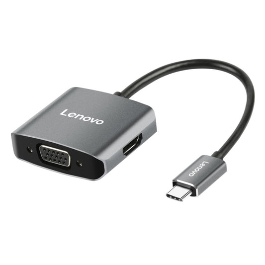 Оригинальный конвертер Lenovo C02 USB-C/Type-C в HDMI + VGA