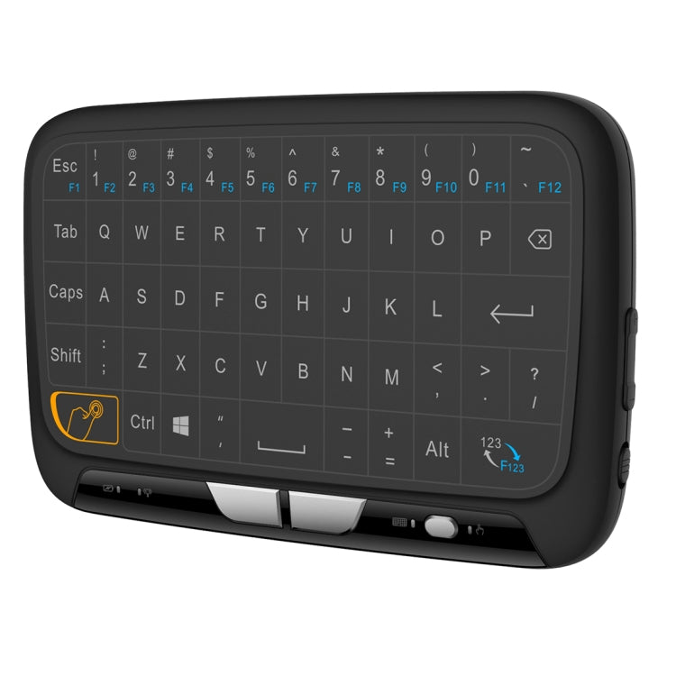 Беспроводная мини-клавиатура Air Mouse H18 2,4 ГГц с QWERTY-клавиатурой, тачпадом и вибрацией для ПК и телевизора