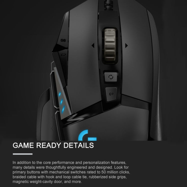 Проводная игровая мышь Logitech G502 HERO с 11 кнопками, длина: 2,1 м