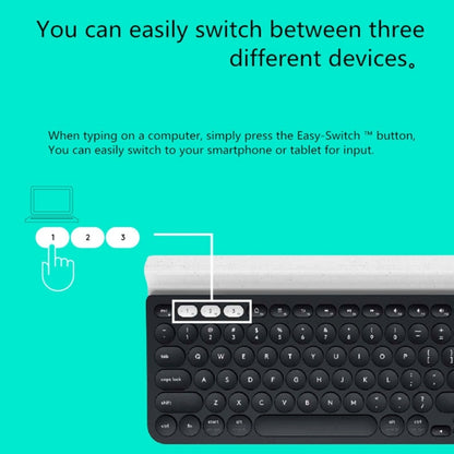 Беспроводная клавиатура Logitech K780 Multi-device Bluetooth + Unifying Dual Mode с подставкой