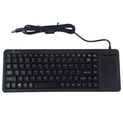 DS-8800 USB-интерфейс, защита от брызг воды, лазерная гравировка символов, цельная проводная клавиатура с сенсорной панелью, длина: 1,5 м