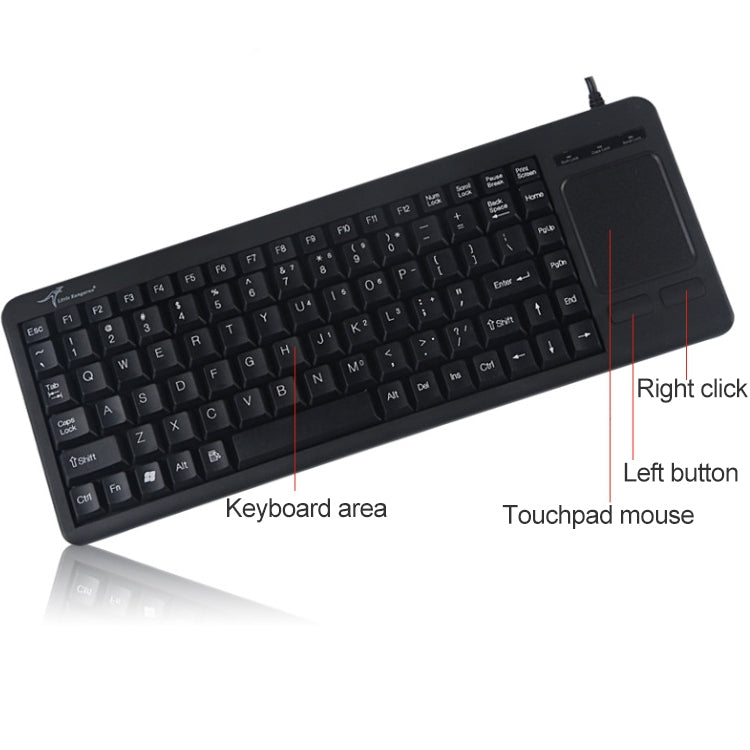 DS-8800 USB-интерфейс, защита от брызг воды, лазерная гравировка символов, цельная проводная клавиатура с сенсорной панелью, длина: 1,5 м
