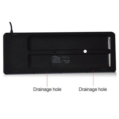 DS-8900 PS/2 интерфейс, защита от брызг воды, лазерная гравировка символов, цельная проводная клавиатура с трекболом, длина: 1,5 м
