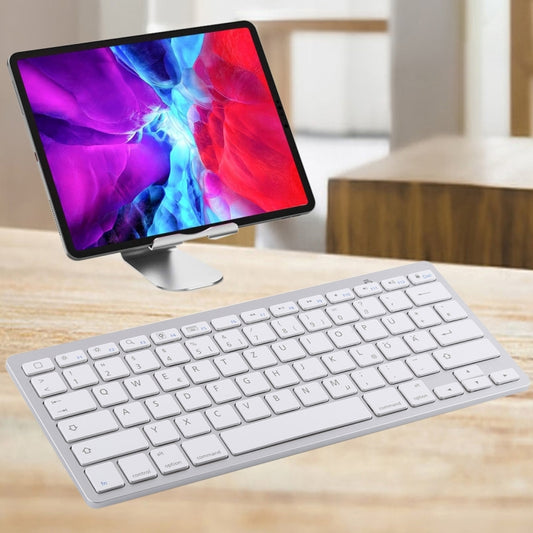 WB-8022 Ultra-thin Wireless Bluetooth Keyboard, German Keys