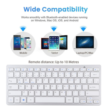 WB-8022 Ultra-thin Wireless Bluetooth Keyboard, Portuguese Keys