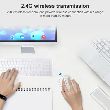 Беспроводная заряжаемая мини-мышь ZGB 360 2.4G для ноутбука и компьютера, 1000 точек на дюйм