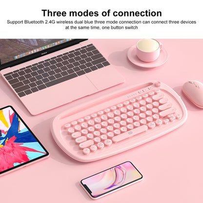Беспроводная Bluetooth-клавиатура FOETOR K520t Mini с тремя режимами работы