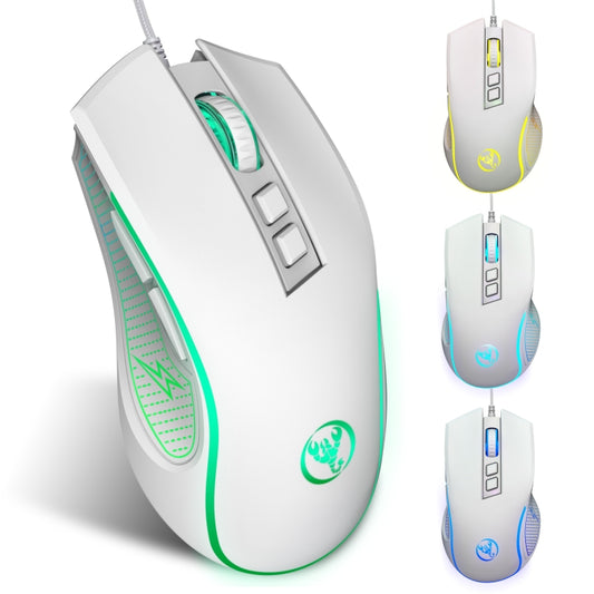 HXSJ X100 7-buttons 3600 DPI Cool Glowing Wired Gaming Mouse, Cable Length: 1.5m