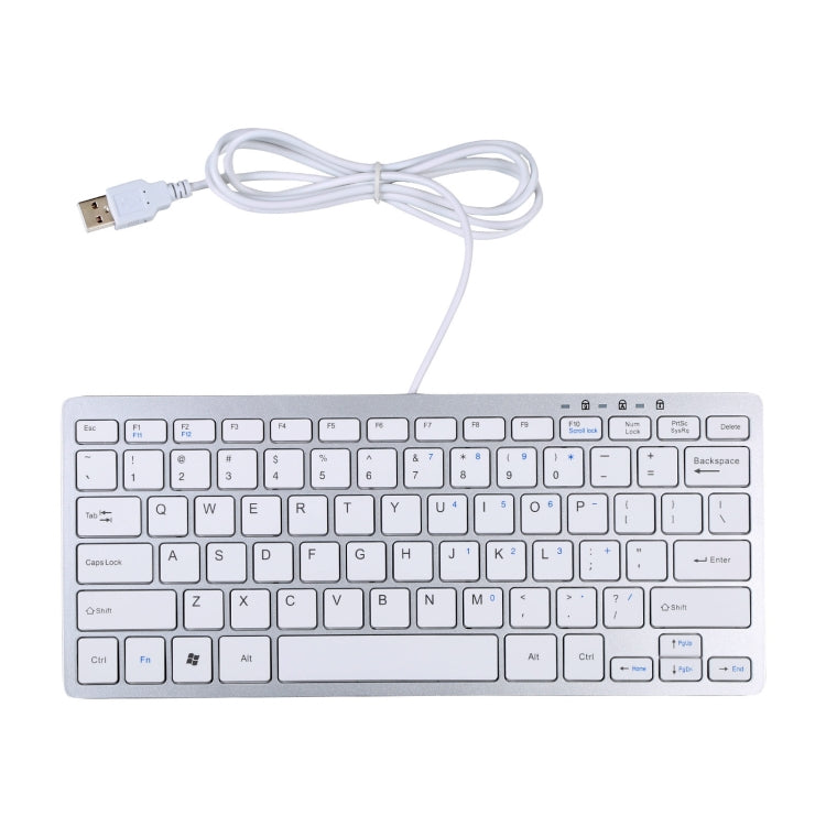 450 78-клавишная ультратонкая проводная USB-клавиатура