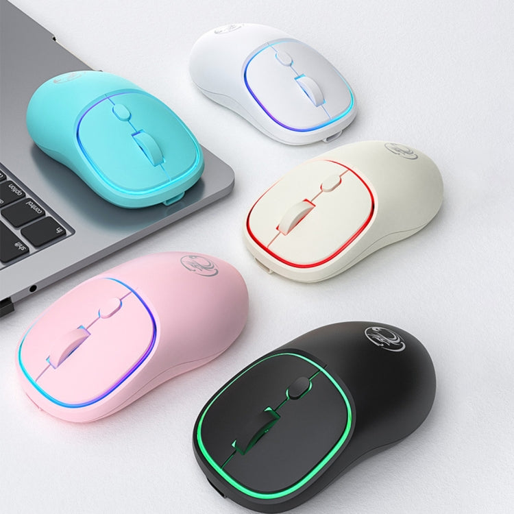 iMICE W-618 Rechargeable 4 Buttons 1600 DPI 2.4GHz Bluetooth Silent Wireless Mouse for Computer PC Laptop