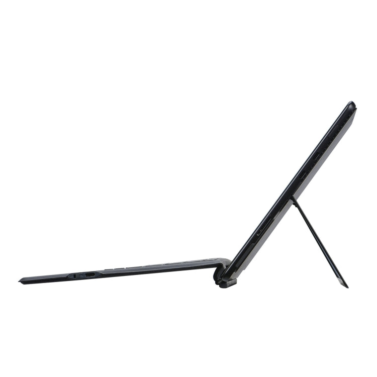 Чехол-клавиатура Bluetooth с цветной подсветкой и слотом для стилуса для планшета Microsoft Surface Pro 8 из кожи