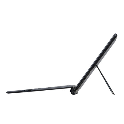 Чехол-клавиатура Bluetooth с цветной подсветкой и слотом для стилуса для планшета Microsoft Surface Pro 8 из кожи