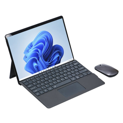 Чехол-клавиатура Bluetooth с цветной подсветкой и слотом для стилуса для планшета Microsoft Surface Pro 8 из кожи