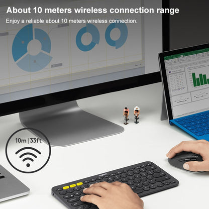 Logitech M720 bezvadu Bluetooth pele ar 1000DPI, 2,4 GHz, daudzrežīmu,