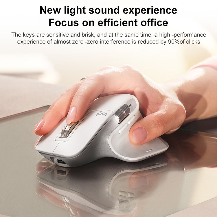 Logitech MX Master 3s 8000DPI 2,4 GHz ergonomiska bezvadu Bluetooth divu režīmu pele