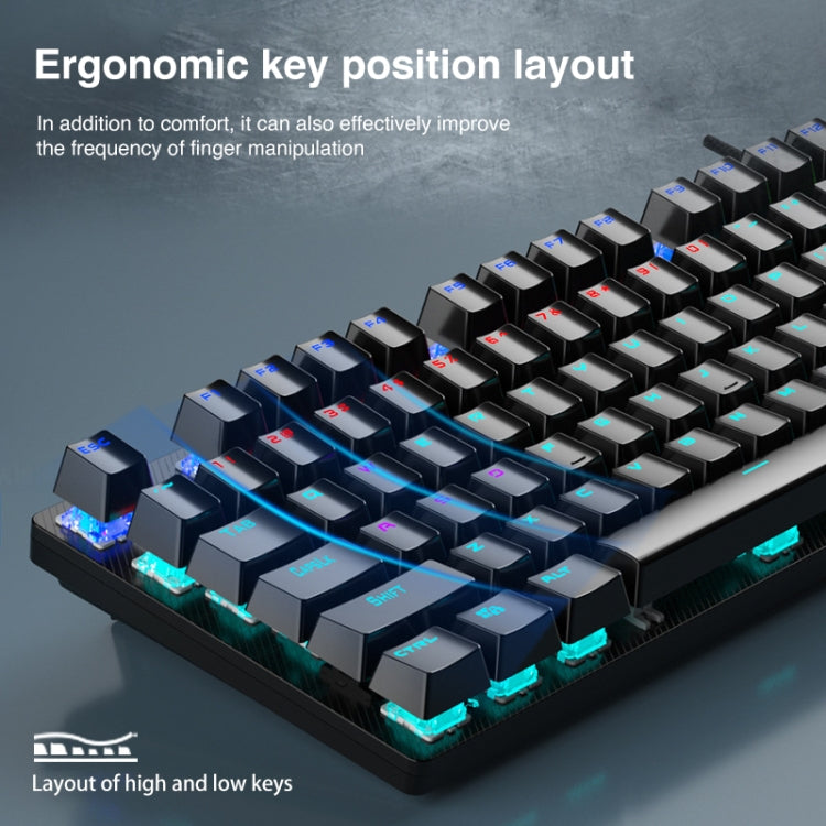 AULA S2022 USB vadu mehāniskā tastatūra