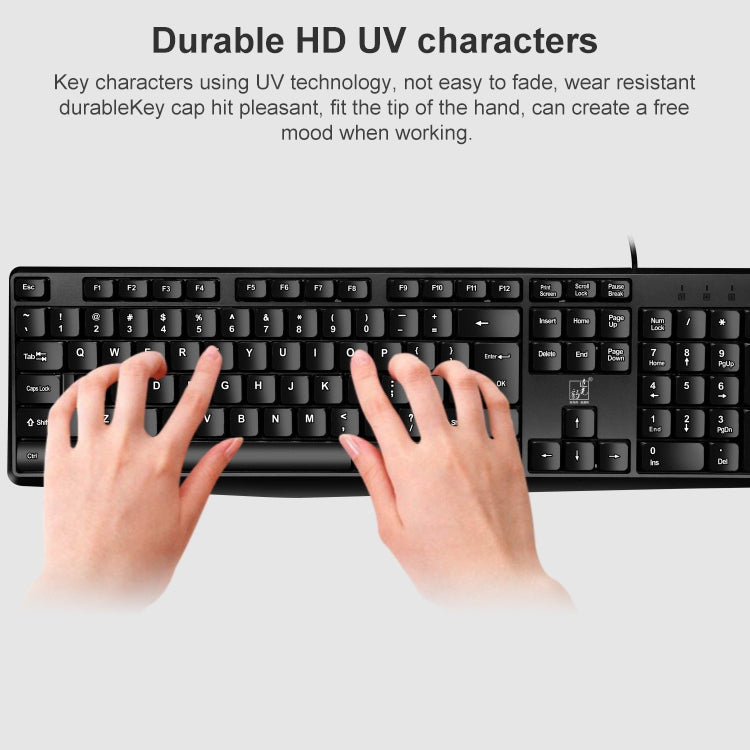 ZGB Q9B vadu tastatūras + peles komplekts