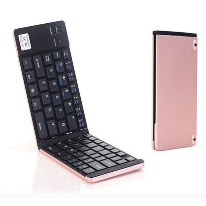 Складная беспроводная Bluetooth-клавиатура F66 с 66 клавишами, поддержка Android / Windows / iOS