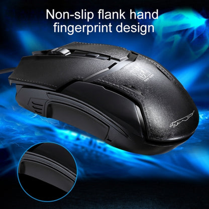 Chasing Leopard 179 USB 1600DPI Three-speed Adjustable Wired Optical Gaming Mouse, Length: 1.3m