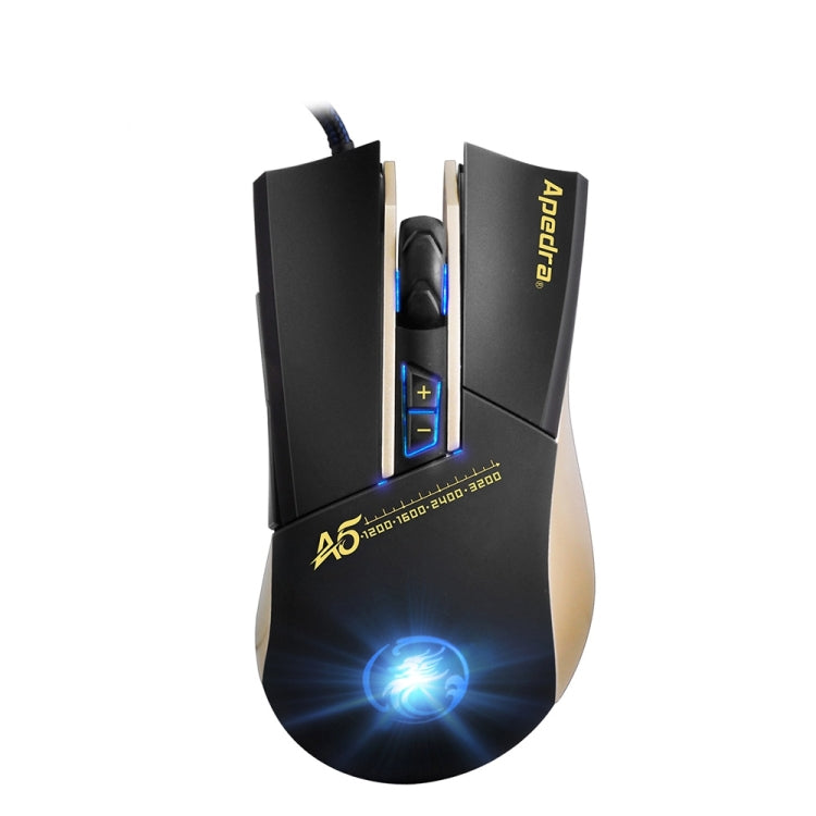 Apedra iMICE A5 High Precision Gaming Mouse LED four color controlled breathing light USB 7 Buttons 3200 DPI Wired Optical Gaming Mouse for Computer PC Laptop