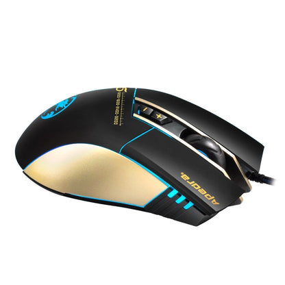 Apedra iMICE A5 High Precision Gaming Mouse LED four color controlled breathing light USB 7 Buttons 3200 DPI Wired Optical Gaming Mouse for Computer PC Laptop