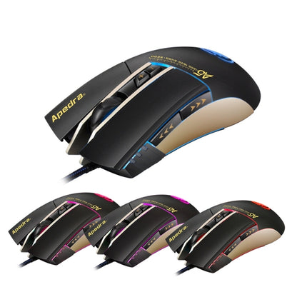 Apedra iMICE A5 High Precision Gaming Mouse LED four color controlled breathing light USB 7 Buttons 3200 DPI Wired Optical Gaming Mouse for Computer PC Laptop