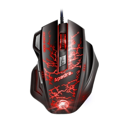 Apedra iMICE A7 High Precision Gaming Mouse LED four color controlled breathing light USB 7 Buttons 3200 DPI Wired Optical Gaming Mouse for Computer PC Laptop