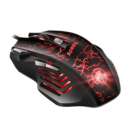 Apedra iMICE A7 High Precision Gaming Mouse LED four color controlled breathing light USB 7 Buttons 3200 DPI Wired Optical Gaming Mouse for Computer PC Laptop
