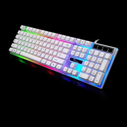 ZGB G21 104-клавишная USB-проводная механическая клавиатура с цветной подсветкой для офиса и игр
