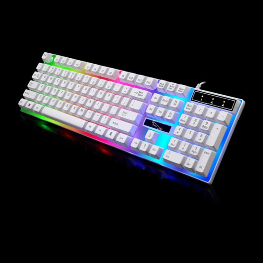 ZGB G21 104-клавишная USB-проводная механическая клавиатура с цветной подсветкой для офиса и игр