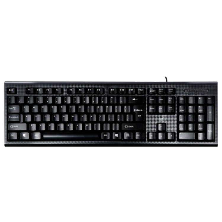 ZGB Q9 104 taustiņu USB vadu režģa tekstūras vispārējā spēļu biroja tastatūra