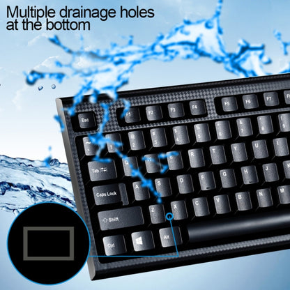 ZGB Q9 104 taustiņu USB vadu režģa tekstūras vispārējā spēļu biroja tastatūra