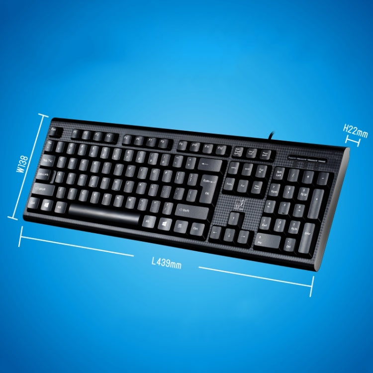 ZGB Q9 104 taustiņu USB vadu režģa tekstūras vispārējā spēļu biroja tastatūra