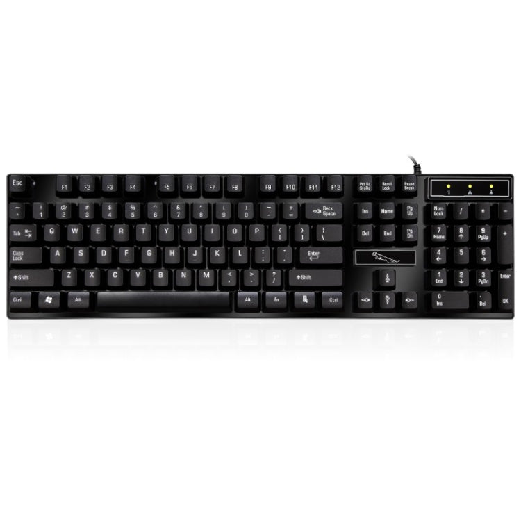 ZGB Q17 104 taustiņu USB vadu piekares spēļu biroja tastatūra klēpjdatoram, datoram