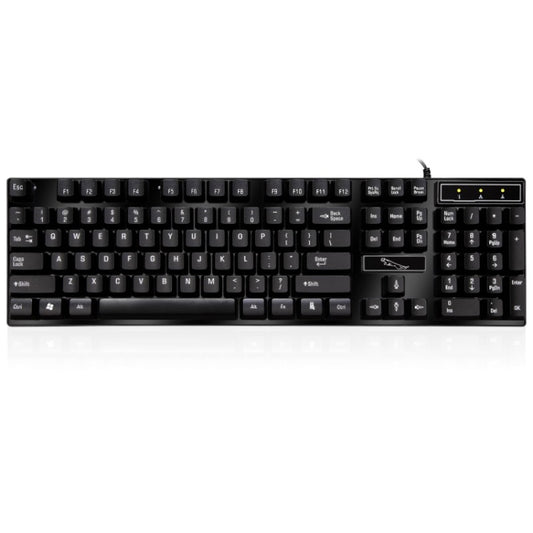 Проводная игровая офисная клавиатура ZGB Q17 с USB-подвесом, 104 клавиши, для ноутбука, ПК