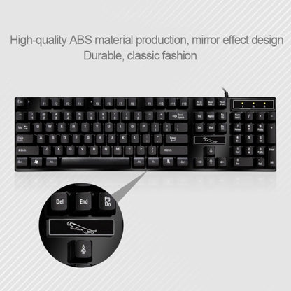 ZGB Q17 104 taustiņu USB vadu piekares spēļu biroja tastatūra klēpjdatoram, datoram