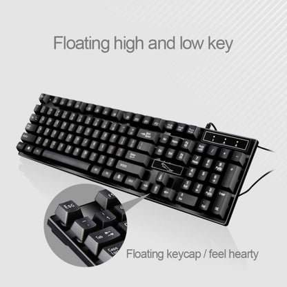 ZGB Q17 104 taustiņu USB vadu piekares spēļu biroja tastatūra klēpjdatoram, datoram