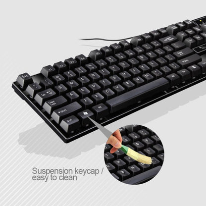 ZGB Q17 104 taustiņu USB vadu piekares spēļu biroja tastatūra klēpjdatoram, datoram