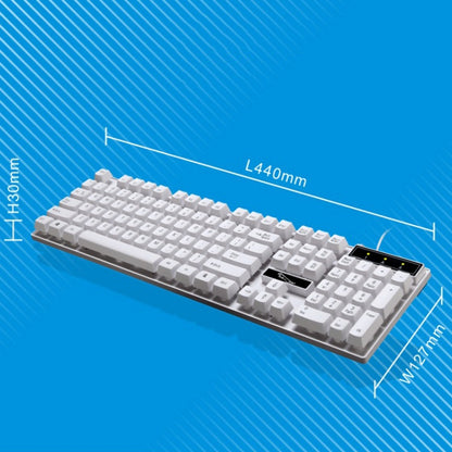 ZGB Q17 104 taustiņu USB vadu piekares spēļu biroja tastatūra klēpjdatoram, datoram