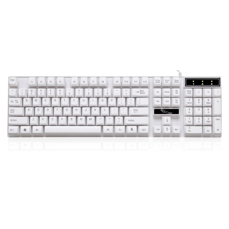 ZGB Q17 104 taustiņu USB vadu piekares spēļu biroja tastatūra klēpjdatoram, datoram